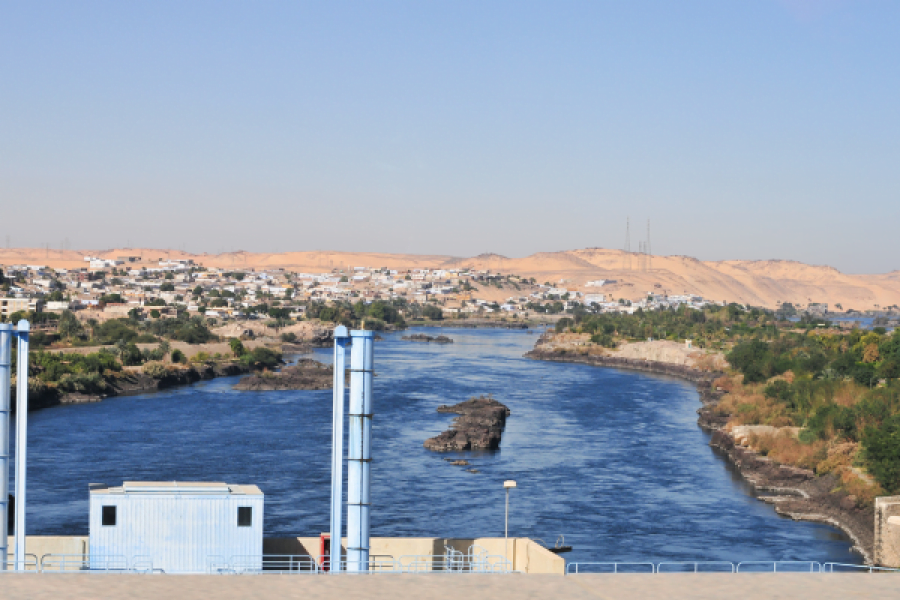 Private transfer from Luxor to Aswan along the scenic Nile River.